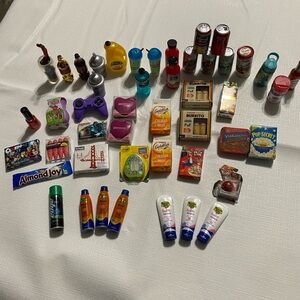 Miniature Toy Grocery Set